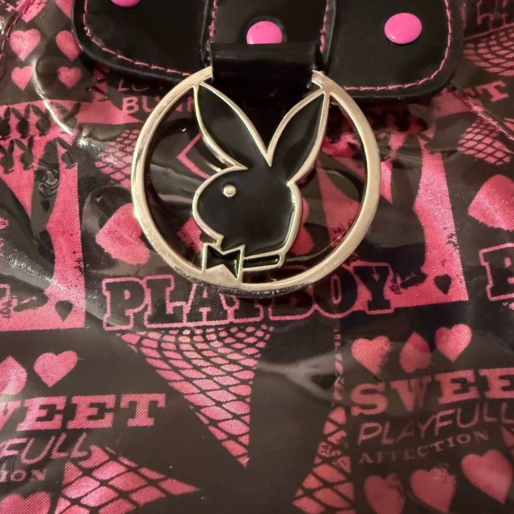 Playboy Y2K rare Pink and Black Small Bag - Picture 3 of 7